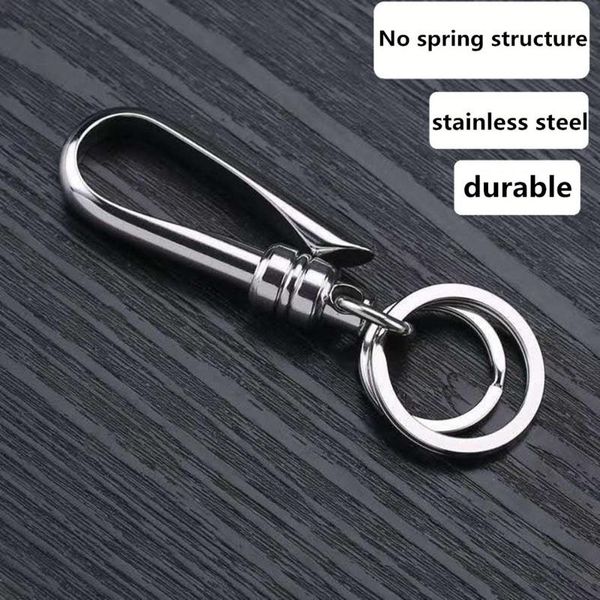 keychains car key chain high-end men and women classic stainless steel creative gift couple essential, Silver
keychains car key chain high-end men and women classic stainless steel creative gift couple essential, Silver