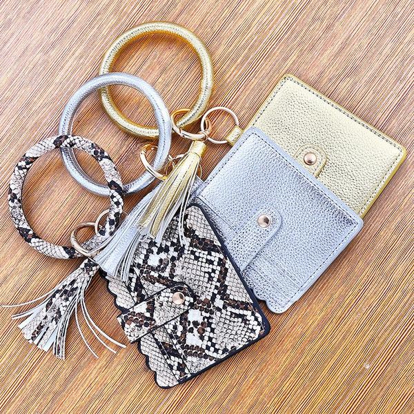 card holders white lantinmultifunctional bangle key ring holder pu leather round keychain with matching wristlet wallet for women, Brown;gray
card holders white lantinmultifunctional bangle key ring holder pu leather round keychain with matching wristlet wallet for women, Brown;gray