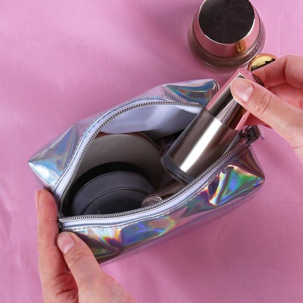 cosmetic bags & cases makeup bag laser women's pvc small neceser box case travel wash toiletry organizer handbag
cosmetic bags & cases makeup bag laser women's pvc small neceser box case travel wash toiletry organizer handbag