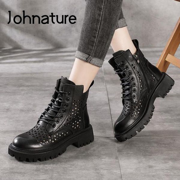 sandals johnature retro women genuine leather platform shoes zip handmade concise lace-up hollow leisure 2021 ladies, Black
sandals johnature retro women genuine leather platform shoes zip handmade concise lace-up hollow leisure 2021 ladies, Black