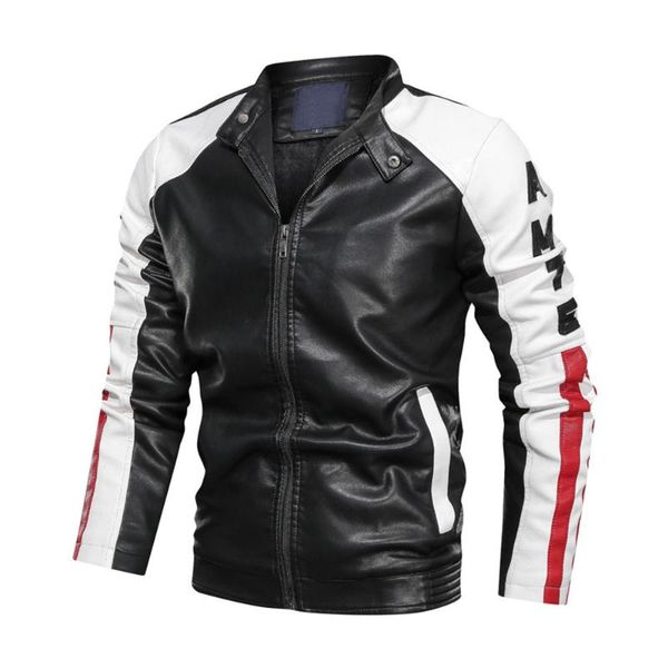 men's fur & faux contrast stitching jacket men spring motorcycle casual vintage coat fashion biker zipper pocket design sportswear suit, Black
men's fur & faux contrast stitching jacket men spring motorcycle casual vintage coat fashion biker zipper pocket design sportswear suit, Black