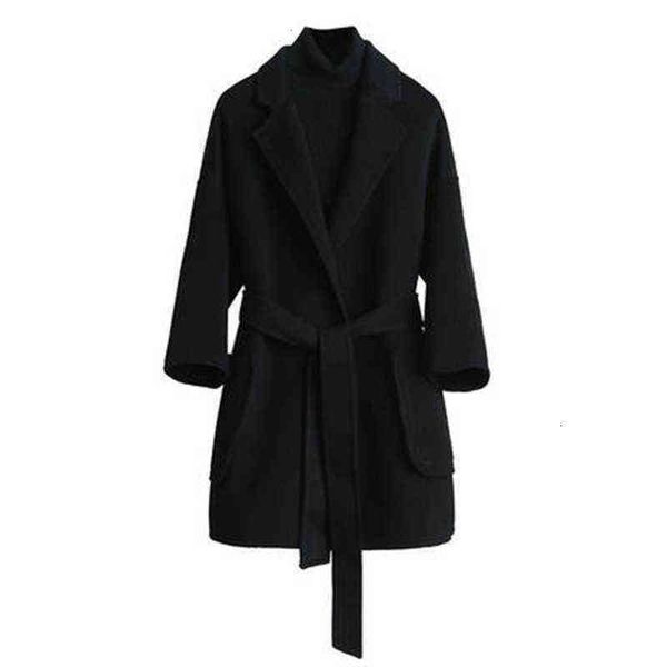 2021 autumn and winter exotic temperament wool coat women's dress small loose black fashion korean version
2021 autumn and winter exotic temperament wool coat women's dress small loose black fashion korean version