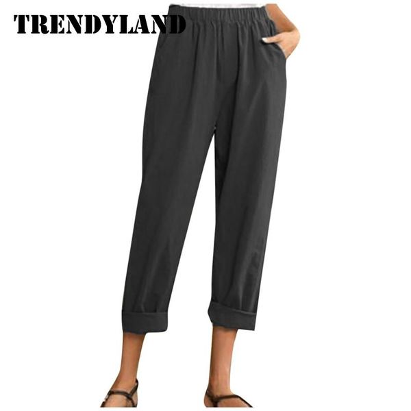 women's pants & capris trendyland women summer harajuku casual solid color elastic waist linen pockets pant vintage streetwear drop, Black;white
women's pants & capris trendyland women summer harajuku casual solid color elastic waist linen pockets pant vintage streetwear drop, Black;white