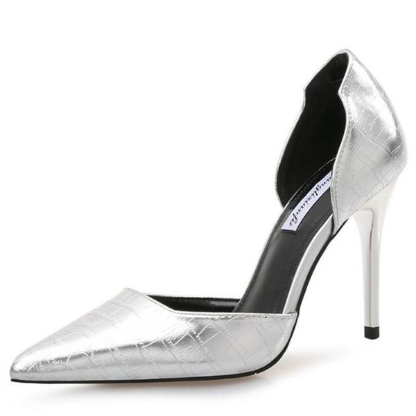 dress shoes women pumps brand 9cm thin high heels white patent leather slip on pointed toe office & career party wedding woman, Black
dress shoes women pumps brand 9cm thin high heels white patent leather slip on pointed toe office & career party wedding woman, Black
