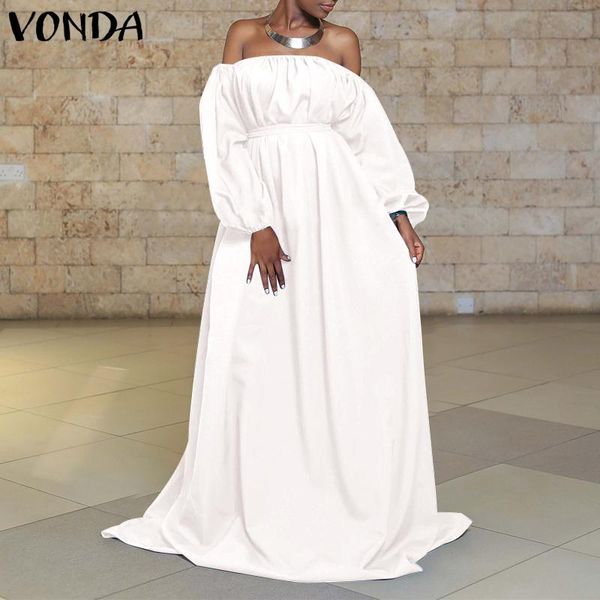 casual dresses women dress 2021 vonda summer sundress holiday puff sleeve off shoulder party long maxi vestido robe femme, Black;gray
casual dresses women dress 2021 vonda summer sundress holiday puff sleeve off shoulder party long maxi vestido robe femme, Black;gray