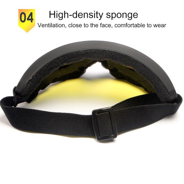 outdoor safety new ski snowboard motorcycle dustproof sunglasses safety goggles sport windproof tactical protection glasses#30, Black
outdoor safety new ski snowboard motorcycle dustproof sunglasses safety goggles sport windproof tactical protection glasses#30, Black
