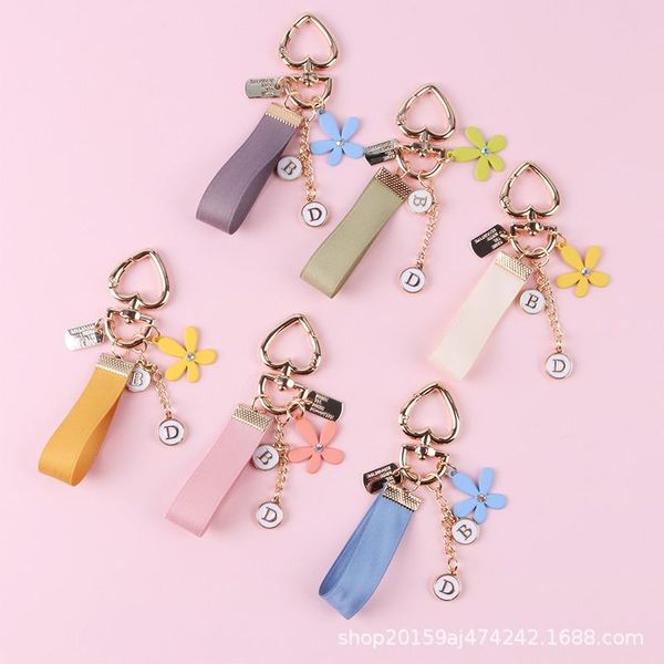 keychains keychain net red letter alloy hanging flower key ring simple and fresh pure color fairy cloth rope girl bag pendant, Silver
keychains keychain net red letter alloy hanging flower key ring simple and fresh pure color fairy cloth rope girl bag pendant, Silver