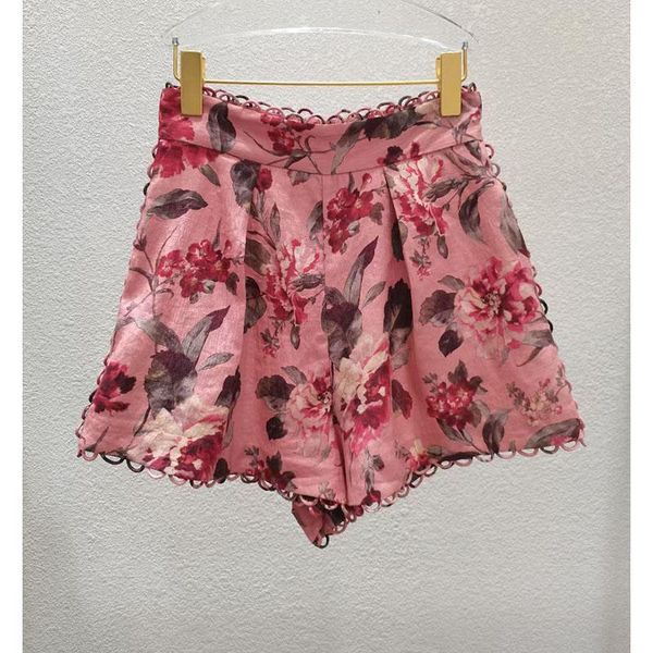 women's shorts linen summer high waist retro printing casual 2021, White;black
women's shorts linen summer high waist retro printing casual 2021, White;black