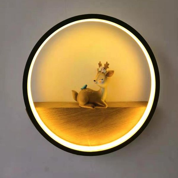 wall lamp european-style personality modern minimalist creative deer lighting round living room background bedroom
wall lamp european-style personality modern minimalist creative deer lighting round living room background bedroom