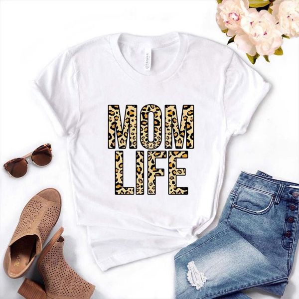and women mom life leopard mens t shirts print short sleeve o neck loose ladies causal tee clothes, White;black
and women mom life leopard mens t shirts print short sleeve o neck loose ladies causal tee clothes, White;black