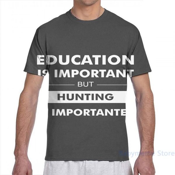 men's t-shirts education is important but hunting importanter men t-shirt women fashion girl t shirt boy tees short sleeve tshirts, White;black
men's t-shirts education is important but hunting importanter men t-shirt women fashion girl t shirt boy tees short sleeve tshirts, White;black