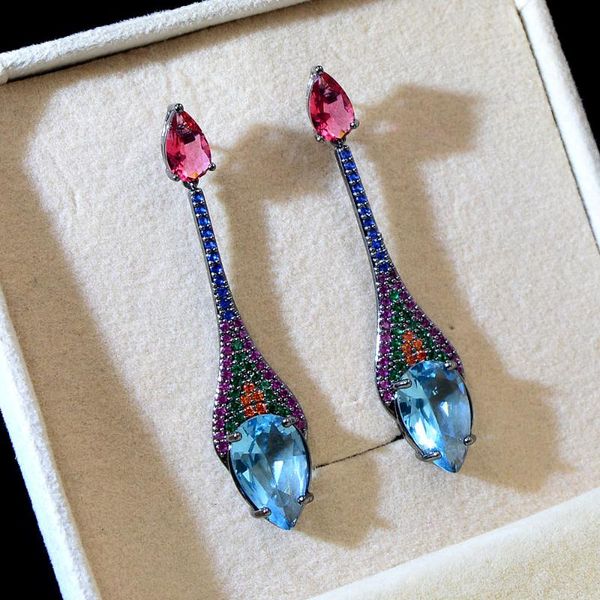 dangle & chandelier cindy xiang cubic zirconia long earrings for women water-drop copper material luxury fashion bridal jewelry gift, Silver
dangle & chandelier cindy xiang cubic zirconia long earrings for women water-drop copper material luxury fashion bridal jewelry gift, Silver