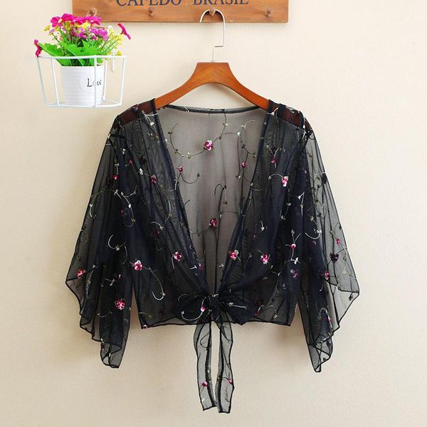 women's swimwear 2021 women beach cover up long sleeve bathing suit swimsuit floral cardigan thin coat casual party outwear blouse, White;black
women's swimwear 2021 women beach cover up long sleeve bathing suit swimsuit floral cardigan thin coat casual party outwear blouse, White;black