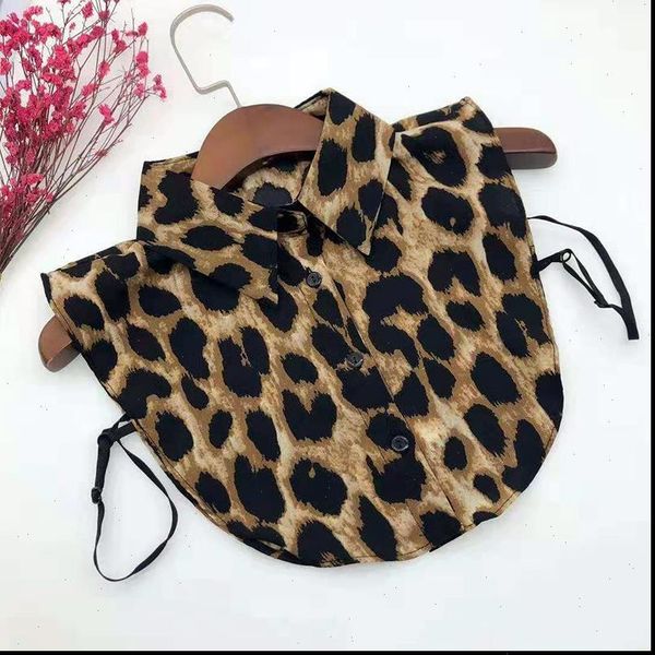 vintage leopard pattern casual womens chiffon shirts lace accessories tie blouses false lapel detachable removable collar, White
vintage leopard pattern casual womens chiffon shirts lace accessories tie blouses false lapel detachable removable collar, White