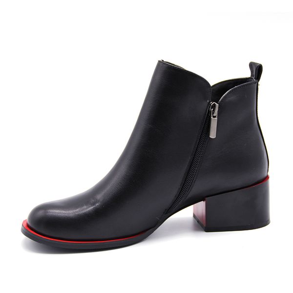 2021 winter new square heel round toe women genuine leather buckle ankle boots kitten heel oxford boots side zipper casual shoes, Black
2021 winter new square heel round toe women genuine leather buckle ankle boots kitten heel oxford boots side zipper casual shoes, Black