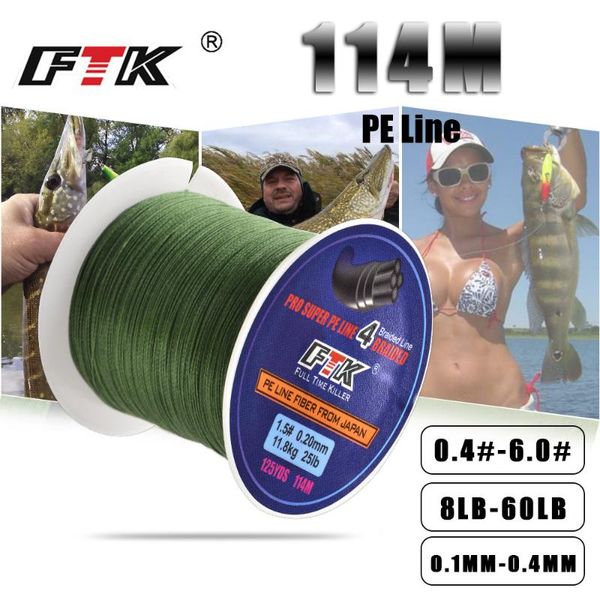 braid line ftk fishing 100 meters strong horse super four-strand braided pe 4 main sub-line -40
braid line ftk fishing 100 meters strong horse super four-strand braided pe 4 main sub-line -40