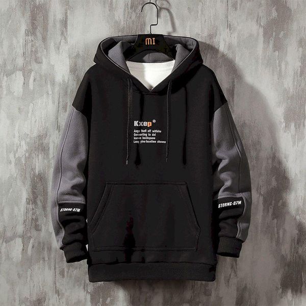 men's hoodies & sweatshirts fonekie plus fleece men autumn winter 2021 korean trend loose couple hooded jacket handsome pullover coat m, Black
men's hoodies & sweatshirts fonekie plus fleece men autumn winter 2021 korean trend loose couple hooded jacket handsome pullover coat m, Black