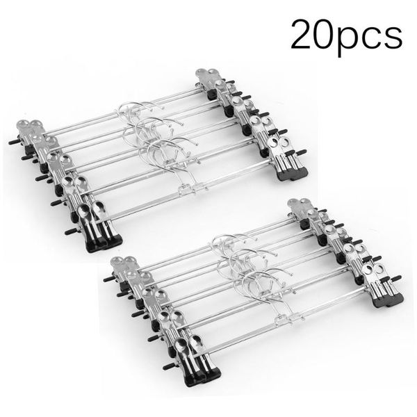 20pcs 30cm stainless steel clothes hangers coat trouser skirt trousers clamp rack with two adjustable clips wardrobe organizer
20pcs 30cm stainless steel clothes hangers coat trouser skirt trousers clamp rack with two adjustable clips wardrobe organizer