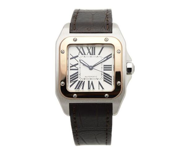 man watch sport watches for men automatic movement stainless steel 40mm watchcase leather strap wristwatch 064, Slivery;brown
man watch sport watches for men automatic movement stainless steel 40mm watchcase leather strap wristwatch 064, Slivery;brown