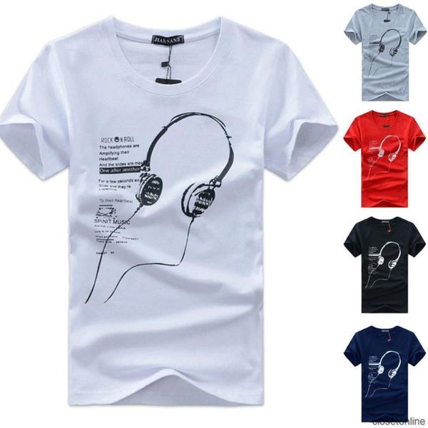 men's t-shirts summer fashion printed short sleeve round neck t-shirt for men, White;black
men's t-shirts summer fashion printed short sleeve round neck t-shirt for men, White;black