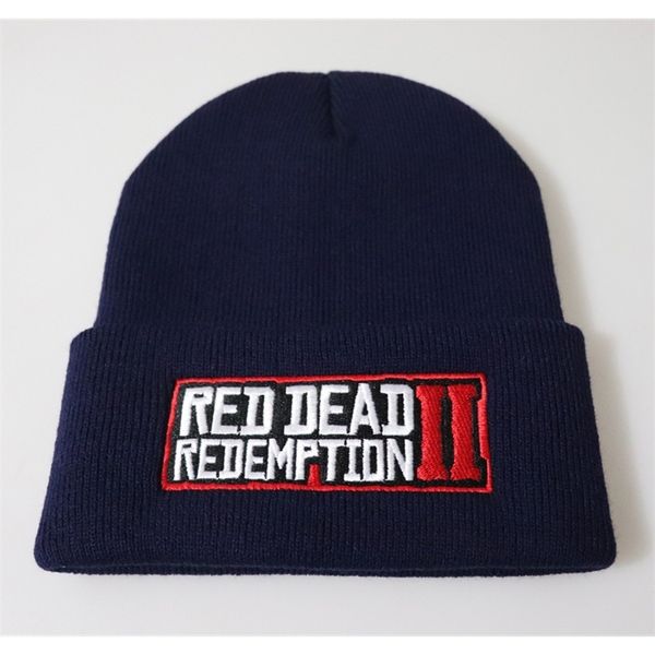 beanies sale wild redheadedemption2 embroidered knitted hat pullover hip hop wool, Blue;gray