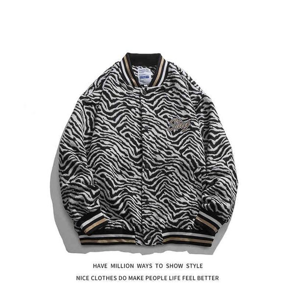women's jackets zebra stripe men's and women's baseball jacket, retro neutral street clothes, large, autumn spring, comer, Black;brown
women's jackets zebra stripe men's and women's baseball jacket, retro neutral street clothes, large, autumn spring, comer, Black;brown