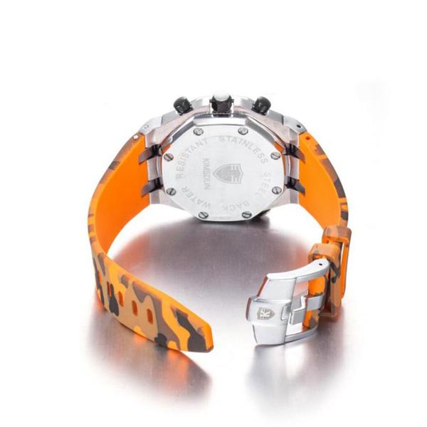 wristwatches sport mens watch silicone watchband small dials working design chronograph army watches, Slivery;brown
wristwatches sport mens watch silicone watchband small dials working design chronograph army watches, Slivery;brown