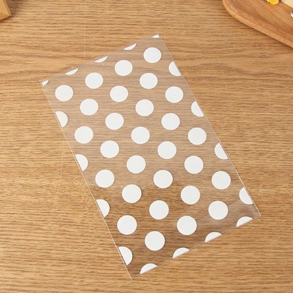 gift wrap 100pcs wave point transparent vertical packaging bag white polka dot 13*21*4.5cm composite material
gift wrap 100pcs wave point transparent vertical packaging bag white polka dot 13*21*4.5cm composite material