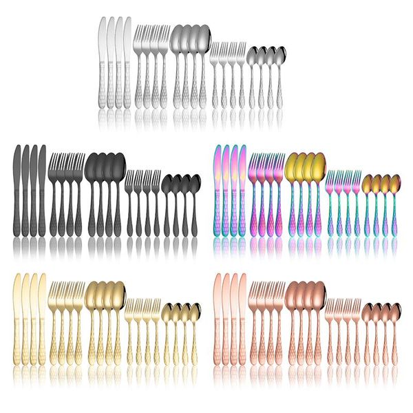 flatware sets 20pcs colorful dinnerware set stainless steel cutlery western steak gold plated knife fork spoon dinner
flatware sets 20pcs colorful dinnerware set stainless steel cutlery western steak gold plated knife fork spoon dinner