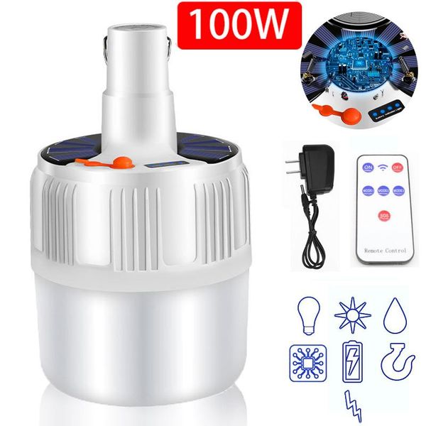 60/80/100w camping light outdoor solar led bulb lights battery charge portable led lantern light home night market tent lamp
60/80/100w camping light outdoor solar led bulb lights battery charge portable led lantern light home night market tent lamp