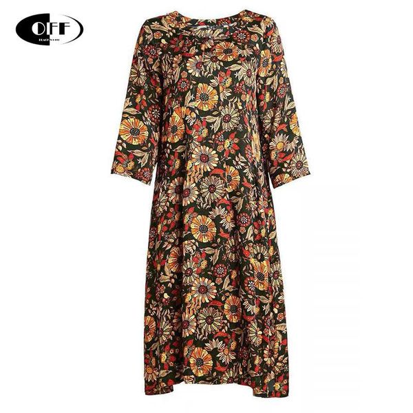 casual dresses summer women midi dress oversized loose vintage floral printed diamonds retro chic ladies beach female robes, Black;gray
casual dresses summer women midi dress oversized loose vintage floral printed diamonds retro chic ladies beach female robes, Black;gray