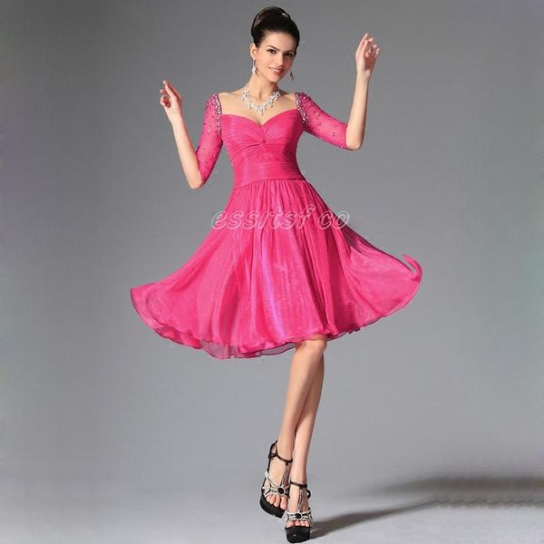 bridesmaid dress short prom with half sleeves 2021 crystal scoop vestidos de baile sheer party graduation sweetheat, White;pink
bridesmaid dress short prom with half sleeves 2021 crystal scoop vestidos de baile sheer party graduation sweetheat, White;pink