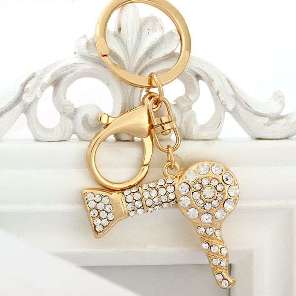 10pccreative crystal hair dryer rhinestone keyring women handbag car key holder wholesale price, Silver
10pccreative crystal hair dryer rhinestone keyring women handbag car key holder wholesale price, Silver