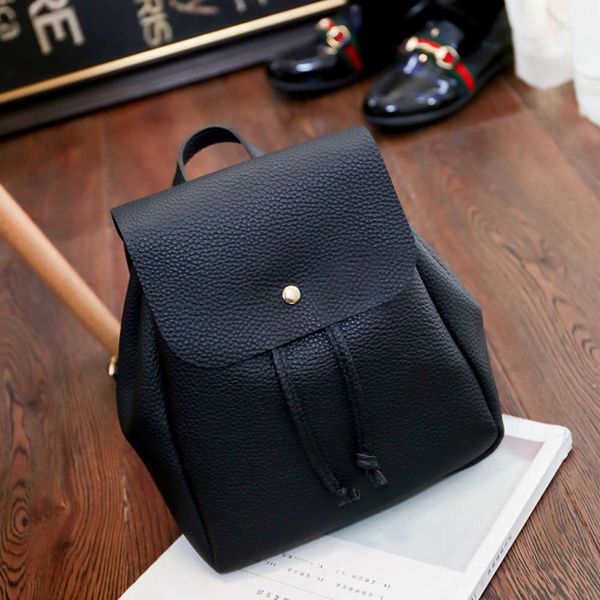 hbp fashion 2021 new mini women's korean versatile black backpack for middle school students
hbp fashion 2021 new mini women's korean versatile black backpack for middle school students