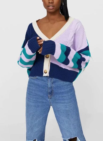women's knits & tees women spring autumn knitted color matching sweater female v neck long sleeve single breasted chic lady casual fash, White
women's knits & tees women spring autumn knitted color matching sweater female v neck long sleeve single breasted chic lady casual fash, White