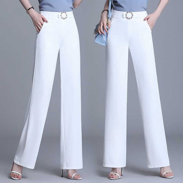 ice silk wide leg pants women's summer thin straight 2021 high waist drop loose floor dragging casual, Black;white
ice silk wide leg pants women's summer thin straight 2021 high waist drop loose floor dragging casual, Black;white