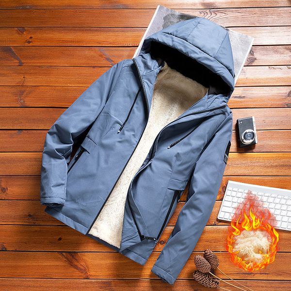 winter jacket men fleece wool liner casual thicken mens coat cotton padded warm hooded male cloth outerwear solid big size 5xl, Black
winter jacket men fleece wool liner casual thicken mens coat cotton padded warm hooded male cloth outerwear solid big size 5xl, Black
