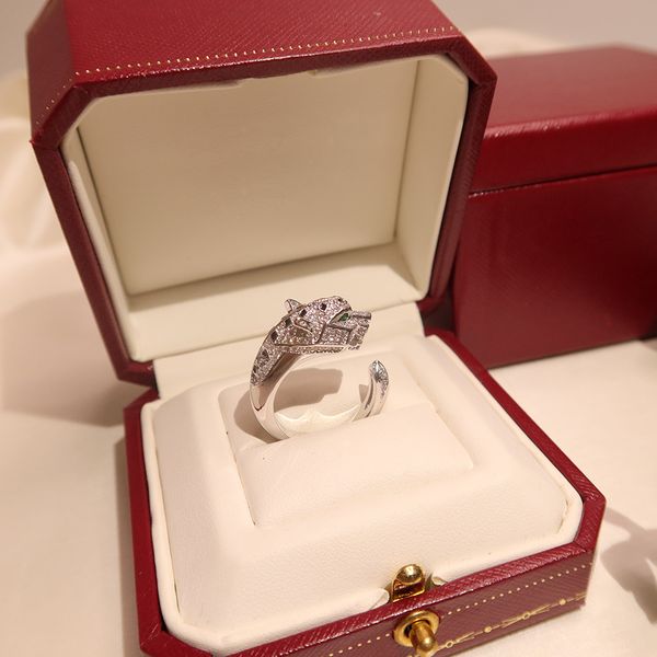 brand s925 silver-plated leopard bracelet zircon set classic leopard print design ring fashion luxury luxury luxury couple ring
brand s925 silver-plated leopard bracelet zircon set classic leopard print design ring fashion luxury luxury luxury couple ring