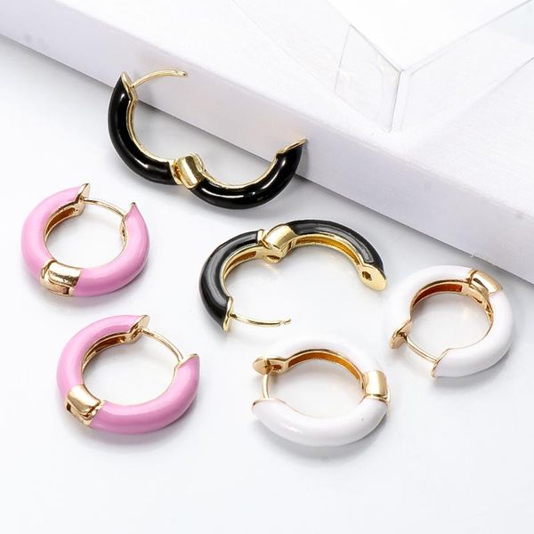 hoop & huggie fashion enamel lovely earrings for women vintage boho circle small statement jewelry 2021 brincos gifts, Golden;silver
hoop & huggie fashion enamel lovely earrings for women vintage boho circle small statement jewelry 2021 brincos gifts, Golden;silver