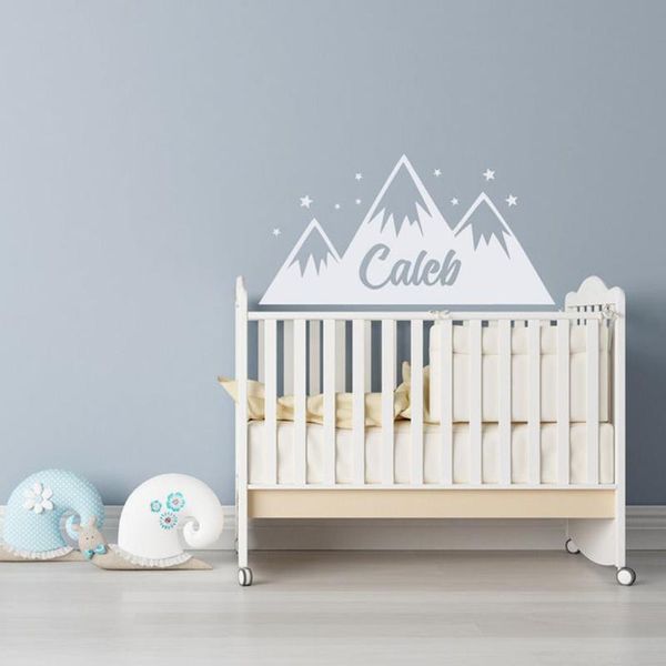 wall stickers name decal nursery mountains stars woodland decor custom kids personalized decals z487 
wall stickers name decal nursery mountains stars woodland decor custom kids personalized decals z487