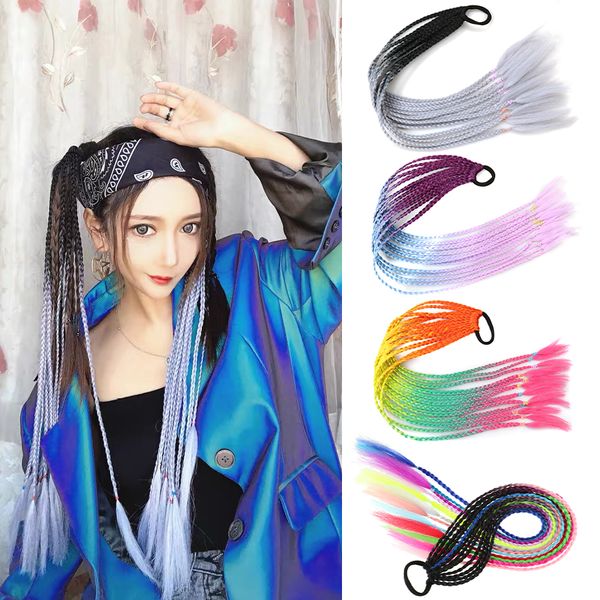 synthetic hair extensions colorful two tone rope rubber bands braides wig ponytail hair ring 22 inch twist braid rope hair braider, Black
synthetic hair extensions colorful two tone rope rubber bands braides wig ponytail hair ring 22 inch twist braid rope hair braider, Black