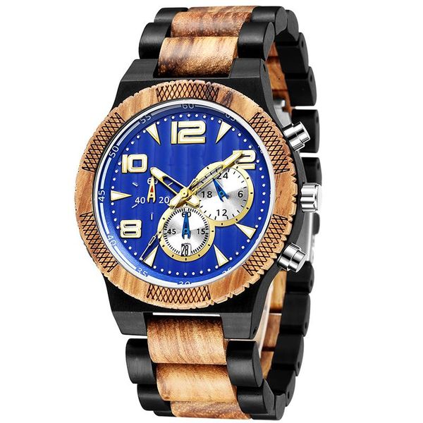 wristwatches solid wooden watch men quartz chronograph date wrist watches 6 pins full wood clock multi-function dial male reloj de madera, Slivery;brown
wristwatches solid wooden watch men quartz chronograph date wrist watches 6 pins full wood clock multi-function dial male reloj de madera, Slivery;brown