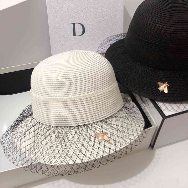 fashion net fisherman's hat new fine grass woven bee straw hat usa versatile beach sun hat women's fashion, Black;white
fashion net fisherman's hat new fine grass woven bee straw hat usa versatile beach sun hat women's fashion, Black;white