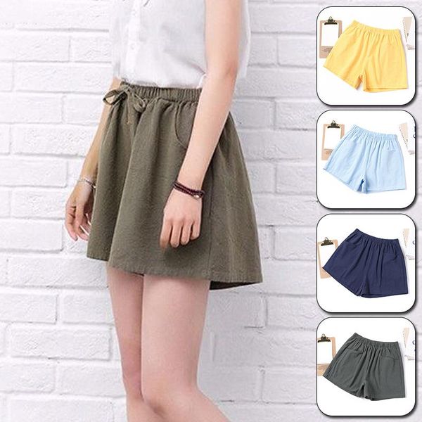 women's shorts summer women cotton linen leisure loose short pants elastic waist casual fashion candy color big plus size s-xl, White;black
women's shorts summer women cotton linen leisure loose short pants elastic waist casual fashion candy color big plus size s-xl, White;black