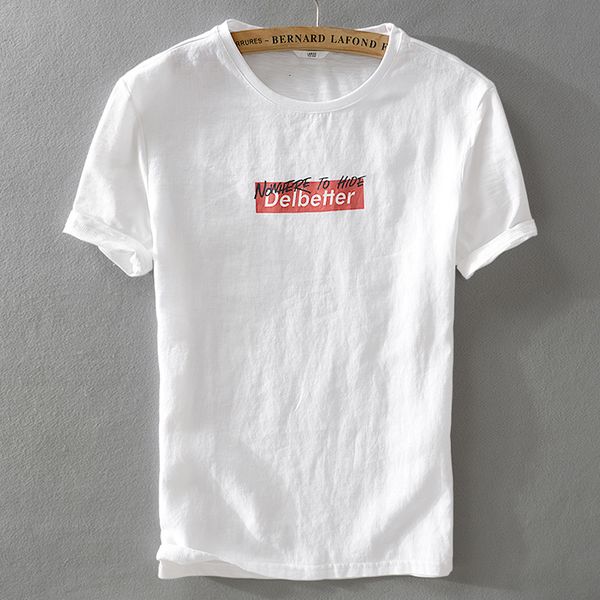 2021 new bordado linho manga curta t-shirt casuais camisa branca de t dos moda da marca tshirt para homens camiseta n7qu, White
2021 new bordado linho manga curta t-shirt casuais camisa branca de t dos moda da marca tshirt para homens camiseta n7qu, White