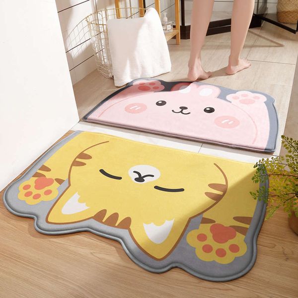 new cartoon flannel model floor mat for home entrance, water absorption and antiskid pedal mat for bathroom entrance
new cartoon flannel model floor mat for home entrance, water absorption and antiskid pedal mat for bathroom entrance
