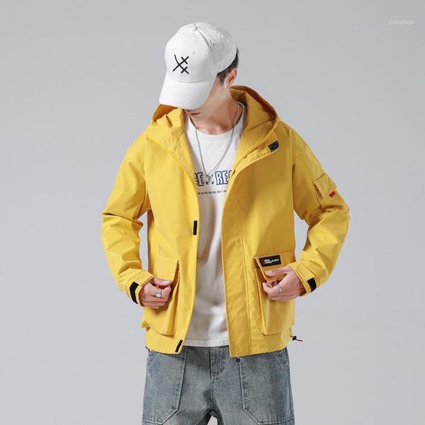 men's jackets 2021 spring autumn trend hooded loose coats daily casual youth veste homme chaquetas, Black;brown
men's jackets 2021 spring autumn trend hooded loose coats daily casual youth veste homme chaquetas, Black;brown