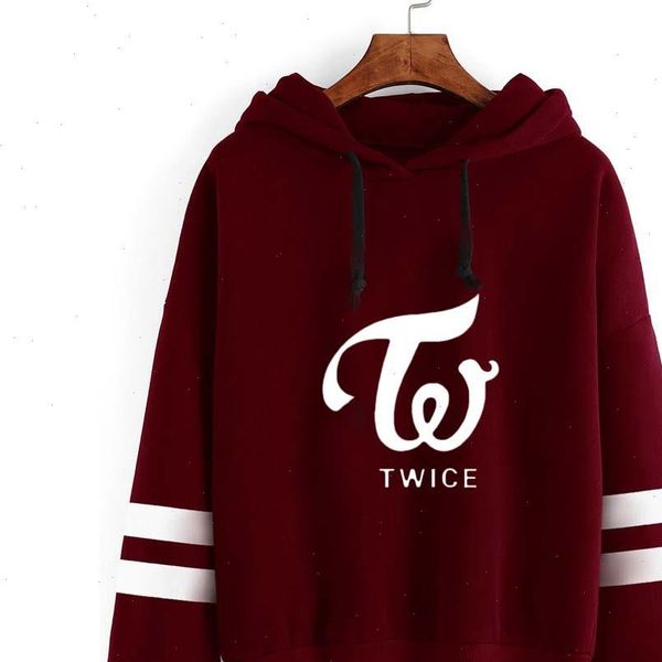 harajuku fashion striped twice hoodies sweatshirts long sleeve casual hooded pullovers kpop clothes feminina, Black
harajuku fashion striped twice hoodies sweatshirts long sleeve casual hooded pullovers kpop clothes feminina, Black