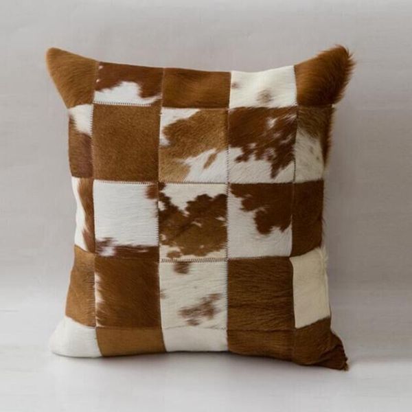 cushion/decorative pillow american style natural patchwork collection cowhide fur cushion 45x45 cm brown black white set of 2, without fille
cushion/decorative pillow american style natural patchwork collection cowhide fur cushion 45x45 cm brown black white set of 2, without fille
