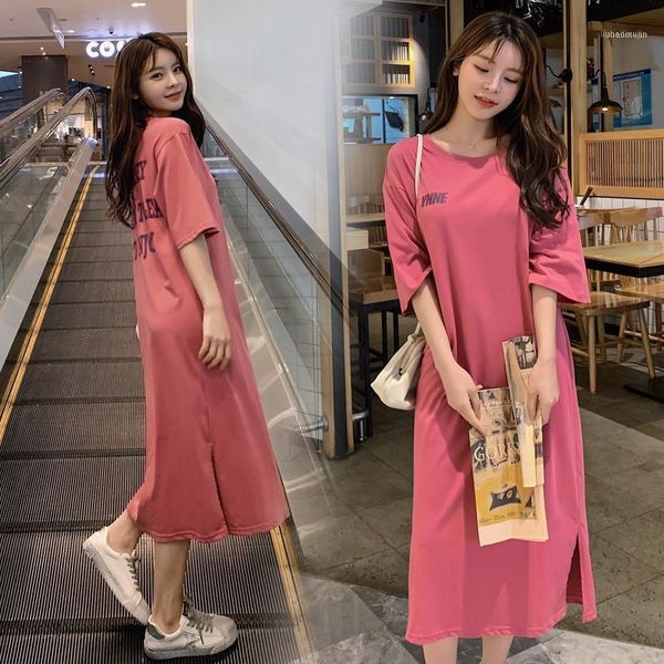 823# maternity clothes summer short sleeve easy matching loose stylish t-shirt dress for pregnant women mom dress1, White
823# maternity clothes summer short sleeve easy matching loose stylish t-shirt dress for pregnant women mom dress1, White